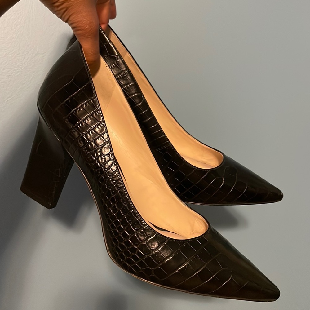Nine West Croco Heels